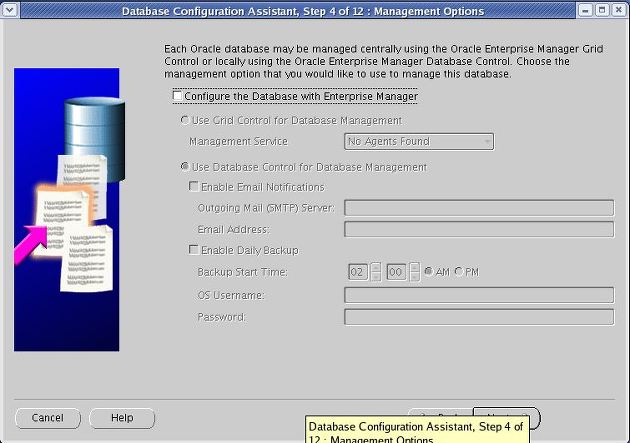 Oracle 10g OUI mode installation